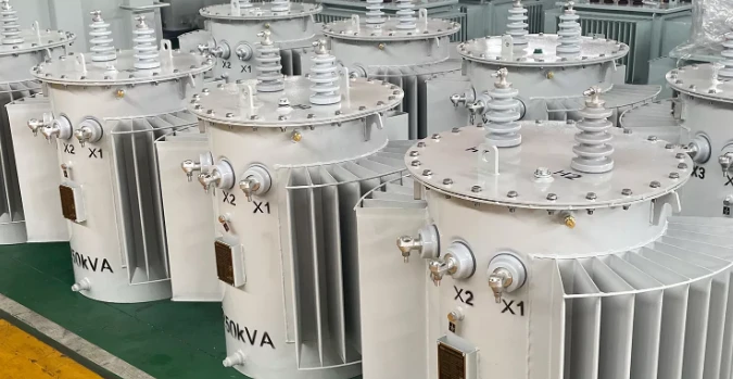 pole mounted three phase transformer
